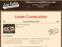 Tablet Screenshot of logcabinconover.com
